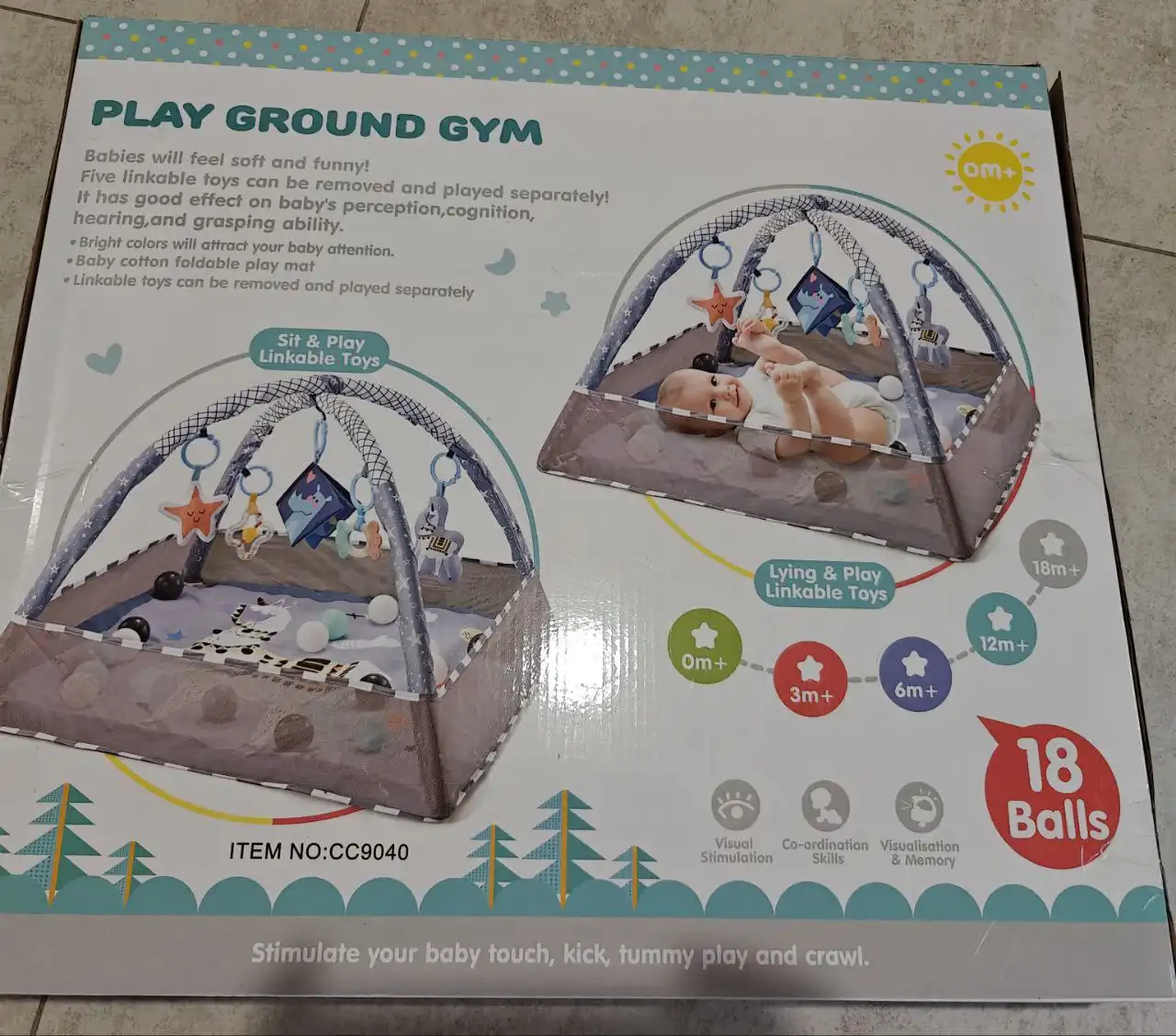 Продам новый детский развивающий коврик