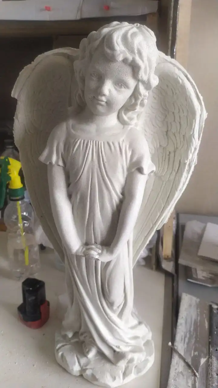 Продажа ангелов из литьевого мрамора высотой 50 см