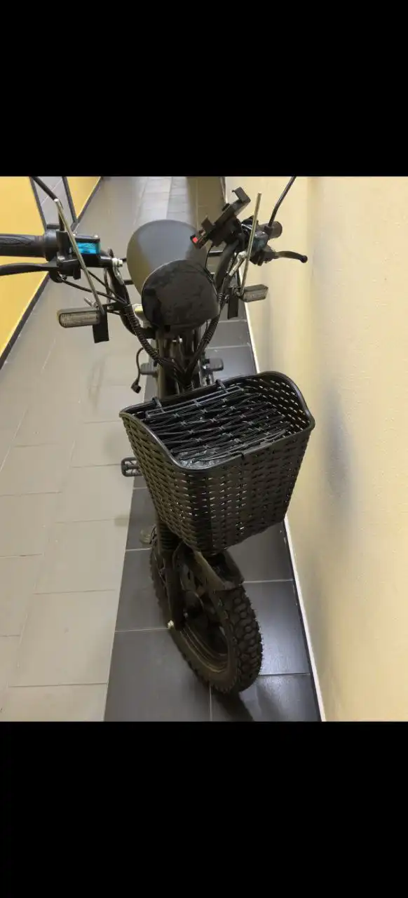 Электронный велосипед с двумя аккумуляторами