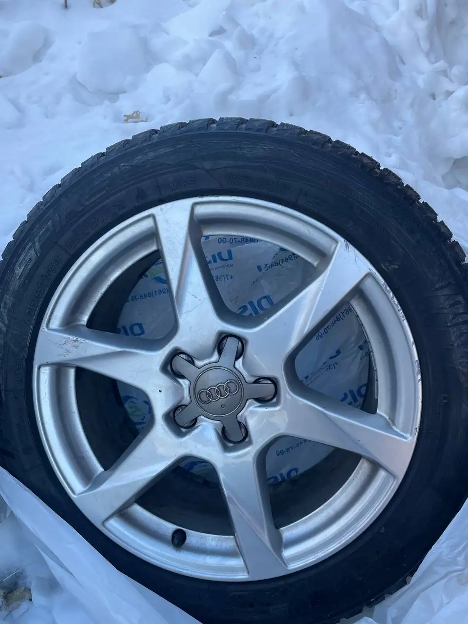 Продам диски 5/112 57.1 центральное R17 - Диски (Запчасти) в Новосибирск