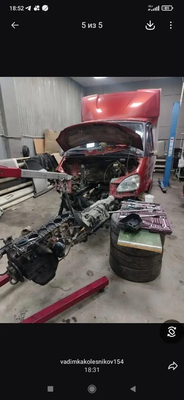 Свап с Газели 1JZ с навесным оборудованием - Свап (Авто) в Новосибирск