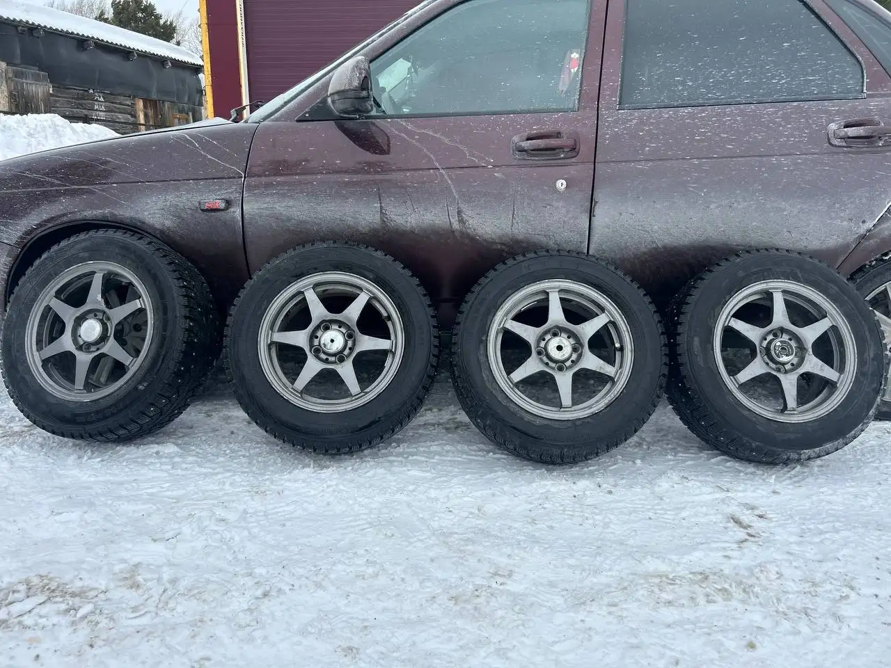 Кованные диски на ВАЗ 4x98 58.6мм - Диски (Запчасти) в Новосибирск