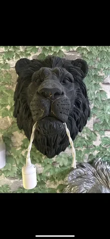 Продам гипсовый светильник «голова льва» - Посуда в Новосибирск