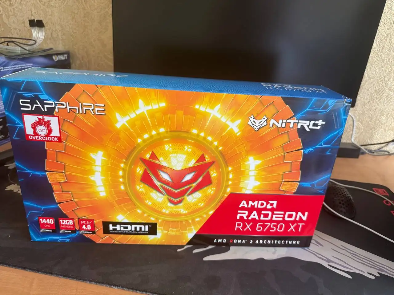 Видеокарта Sapphire AMD Radeon RX 6750 XT Nitro+ 12 ГБ - Видеокарты/Комплектующие ПК (Электроника) в Новосибирск