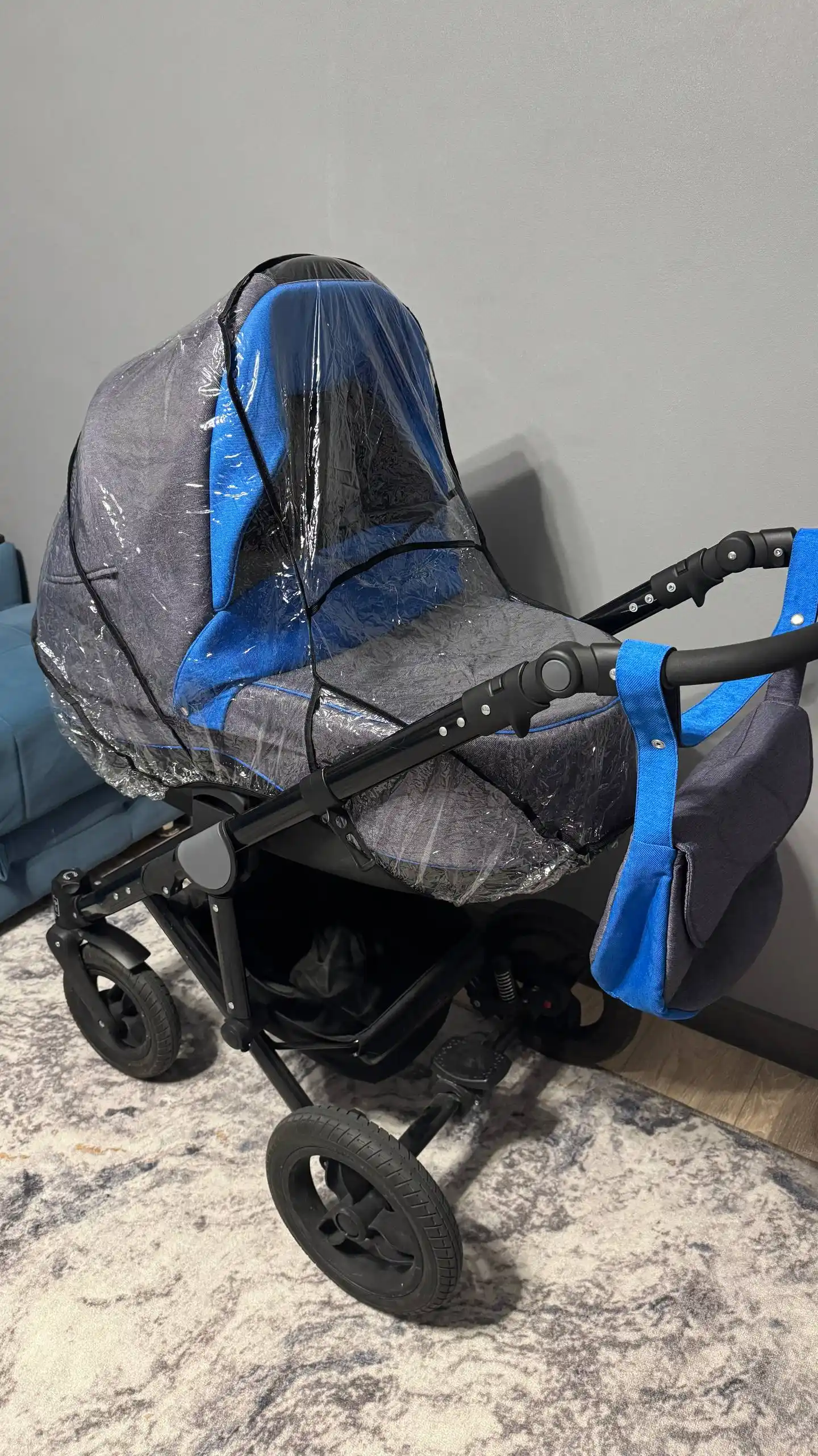 Коляска 2в1 с двумя блоками