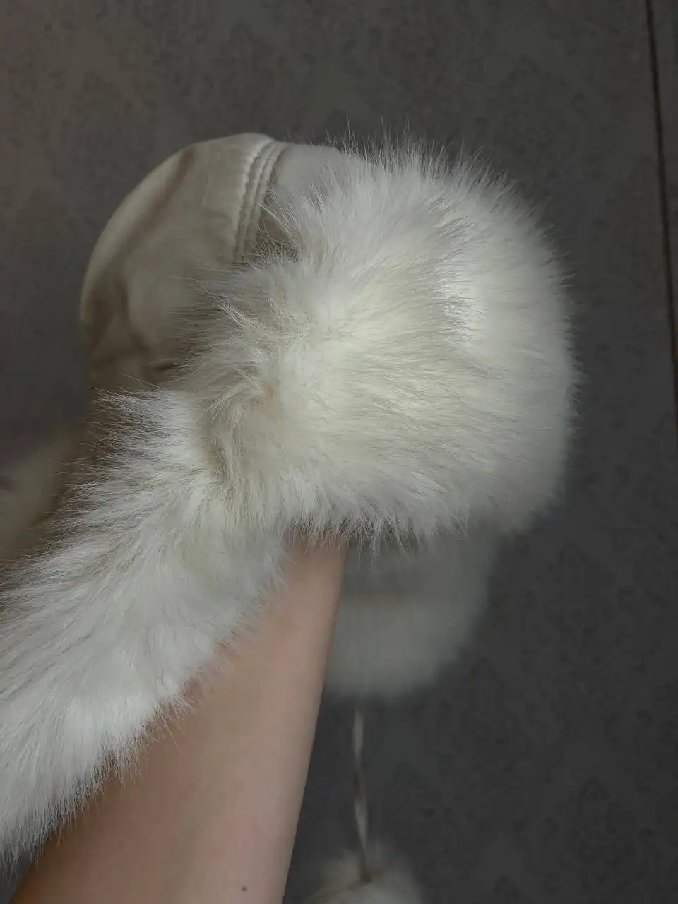 Шапка-ушанка из меха