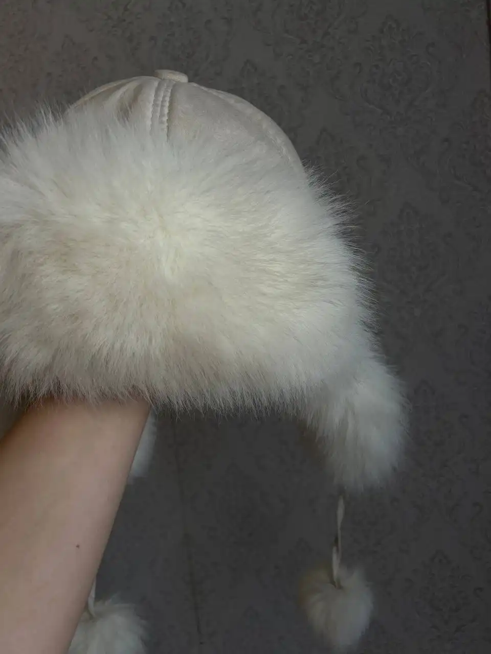 Шапка-ушанка из меха