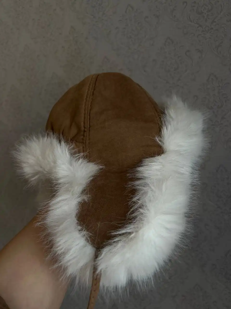 Шапка-ушанка из меха