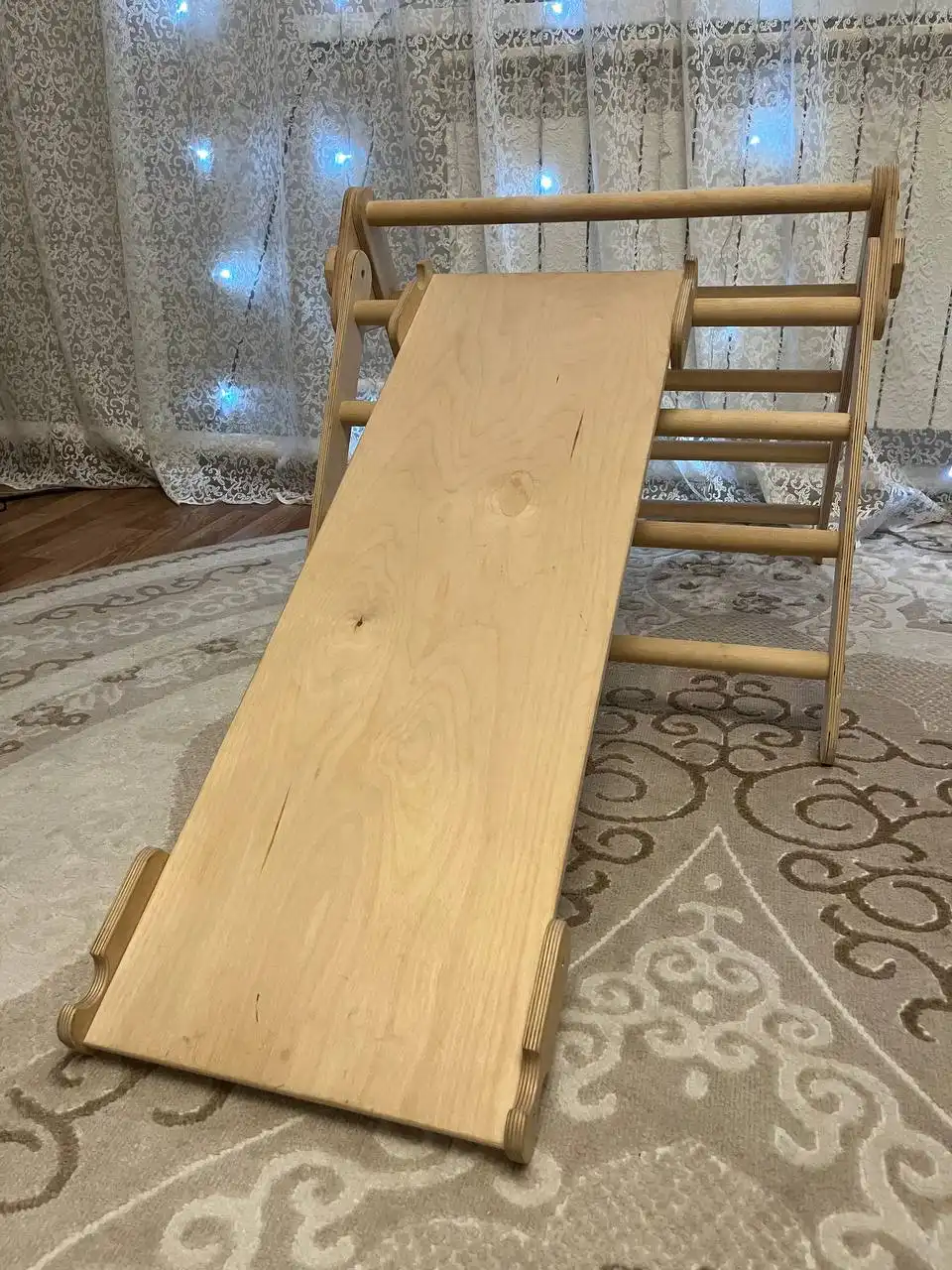 Продам детский спортивный комплекс с треугольником пиклер и горкой