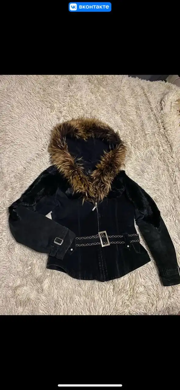Куртка дублёнка натуральная 46-48р - Верхняя одежда (Одежда) в Кемерово