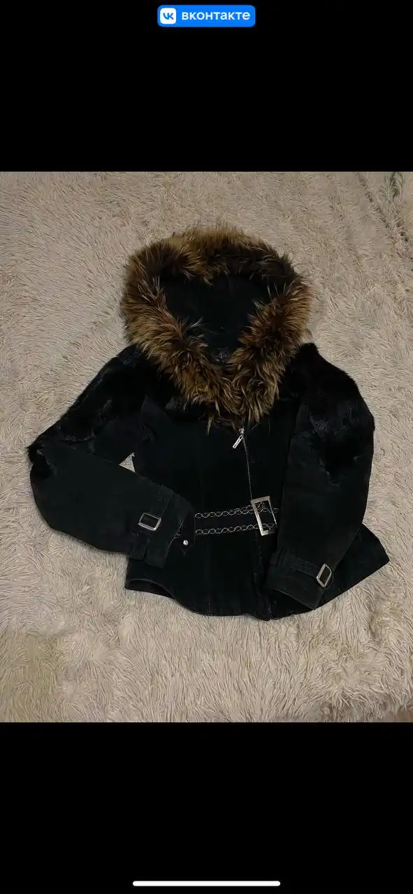 Куртка дублёнка натуральная 46-48р - Верхняя одежда (Одежда) в Кемерово
