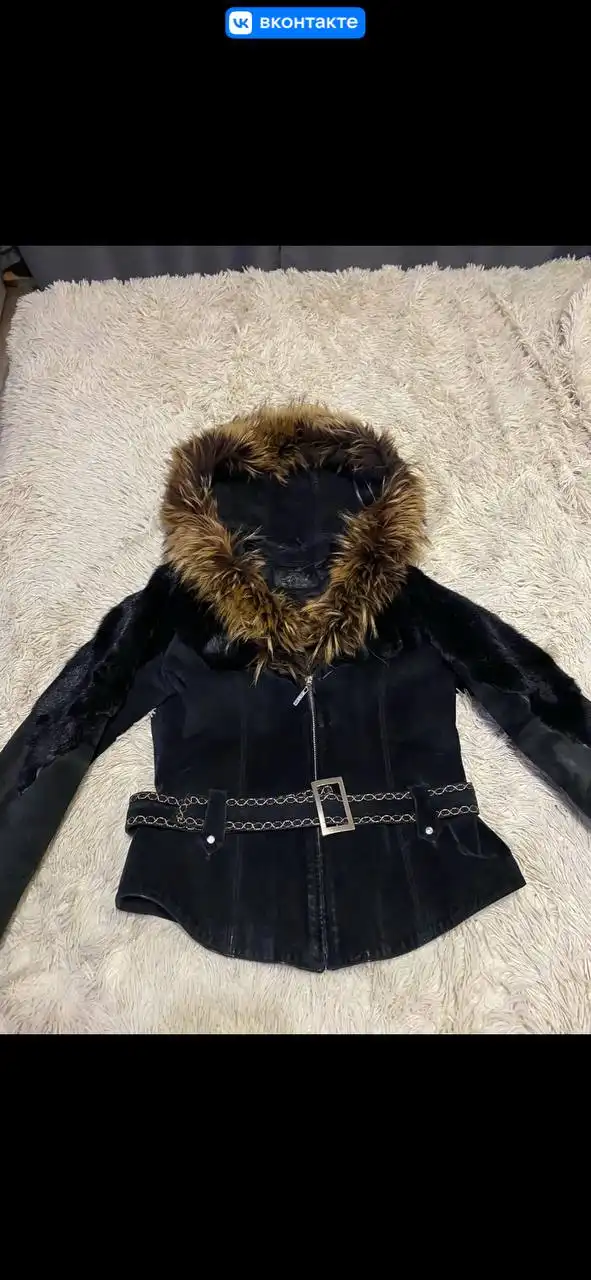 Куртка дублёнка натуральная 46-48р - Верхняя одежда (Одежда) в Кемерово