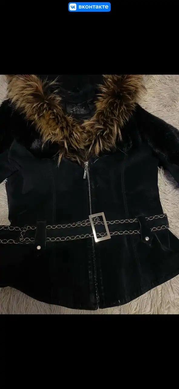 Куртка дублёнка натуральная 46-48р - Верхняя одежда (Одежда) в Кемерово