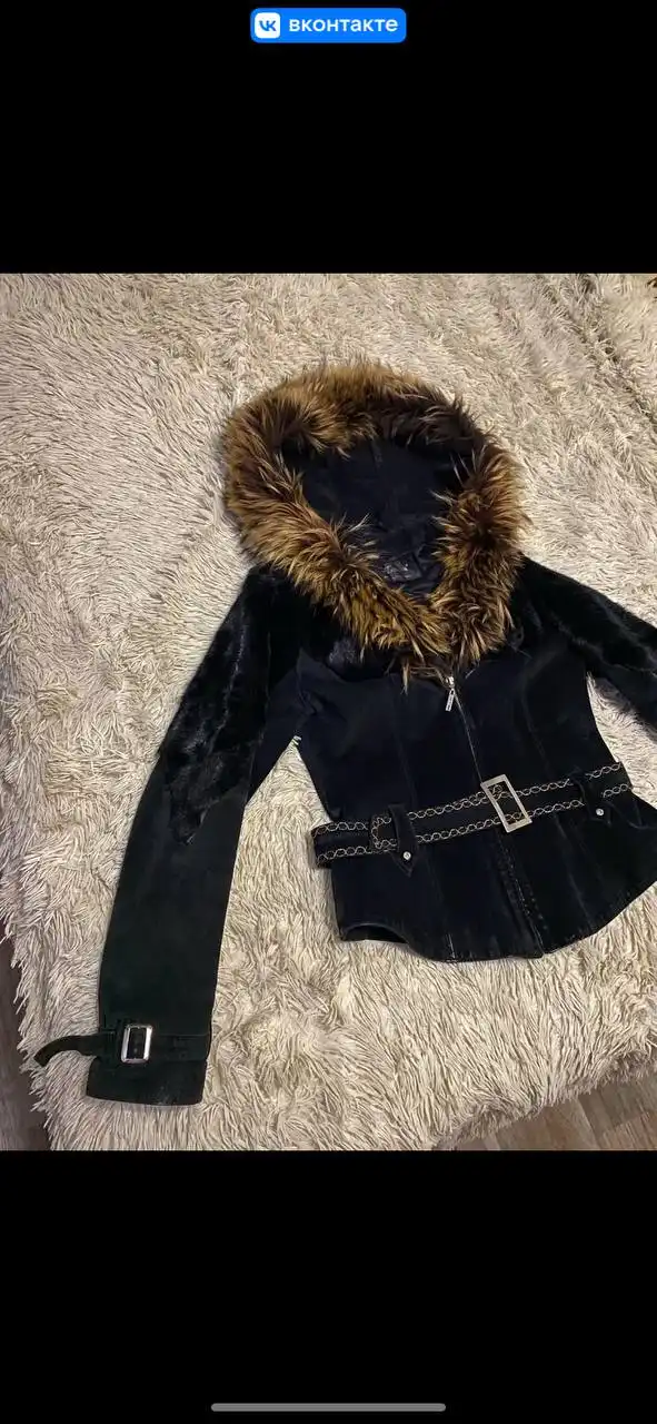 Куртка дублёнка натуральная 46-48р - Верхняя одежда (Одежда) в Кемерово
