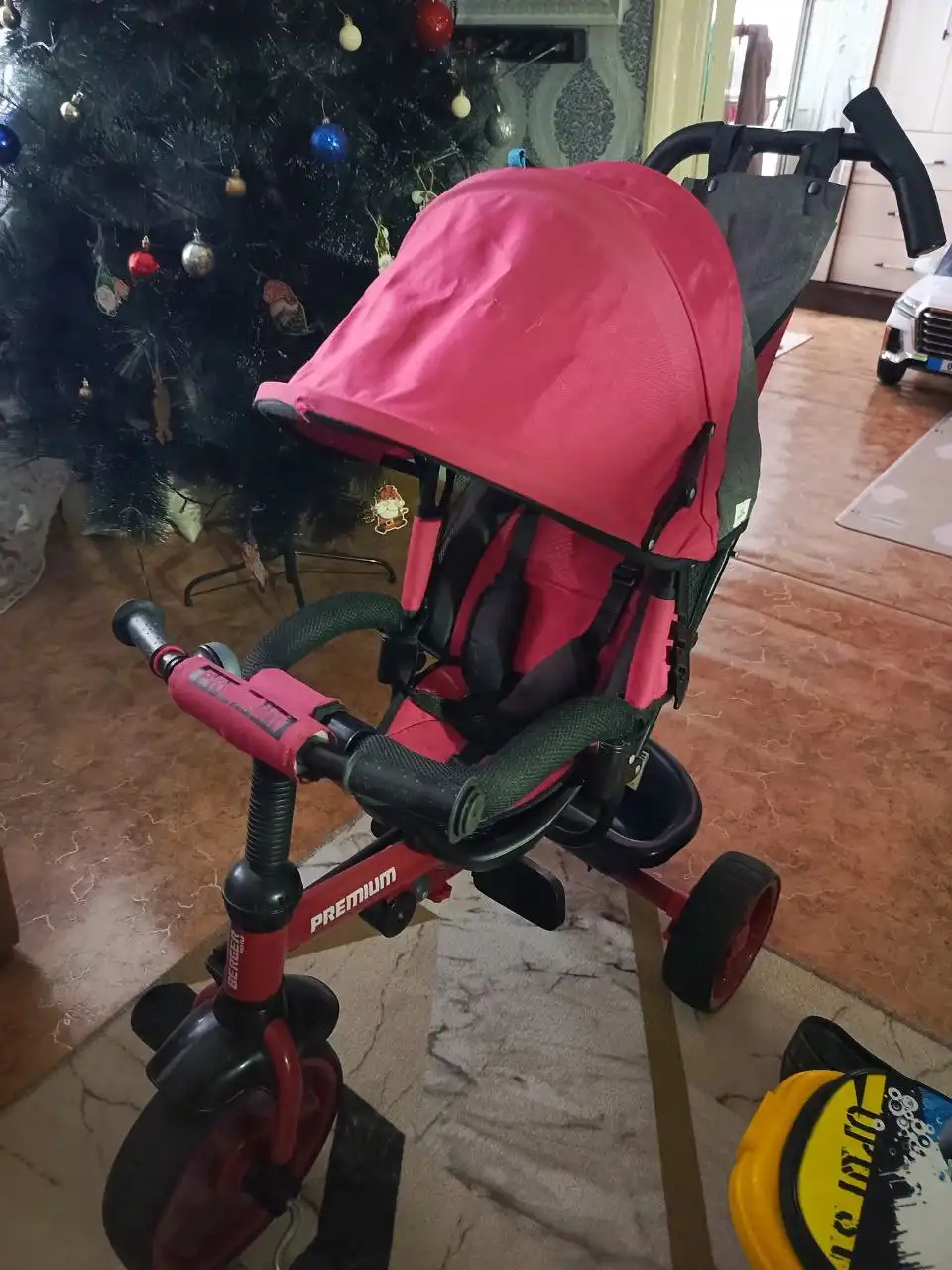 Детский велосипед с тремя положениями