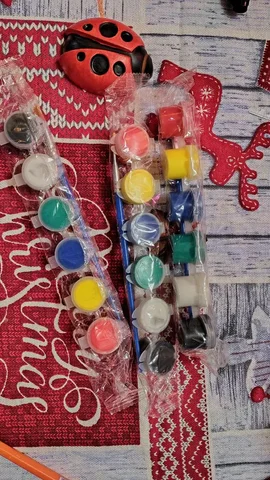 Краски акриловые набор с кисточкой - Игровые аксессуары в Кемерово