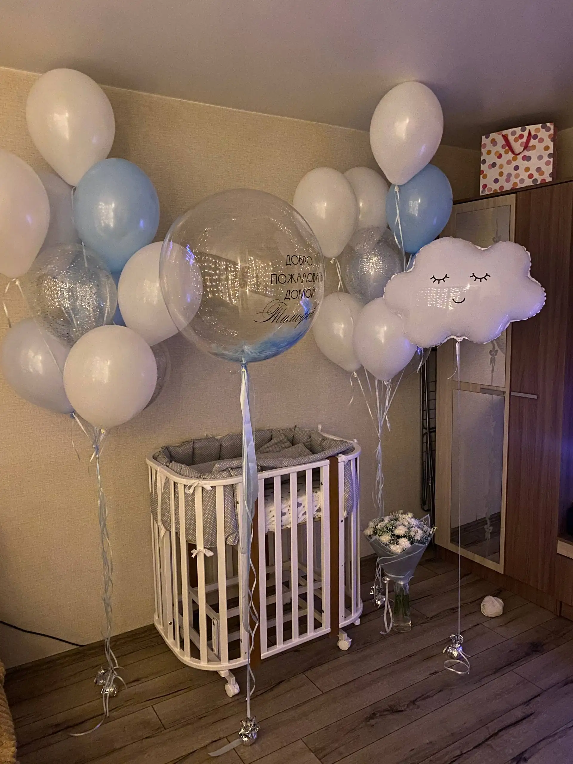 Кроватка-трансформер Nuvola lux 5 в 1 с комплектом - Кроватки (Товары для детей) в Кемерово