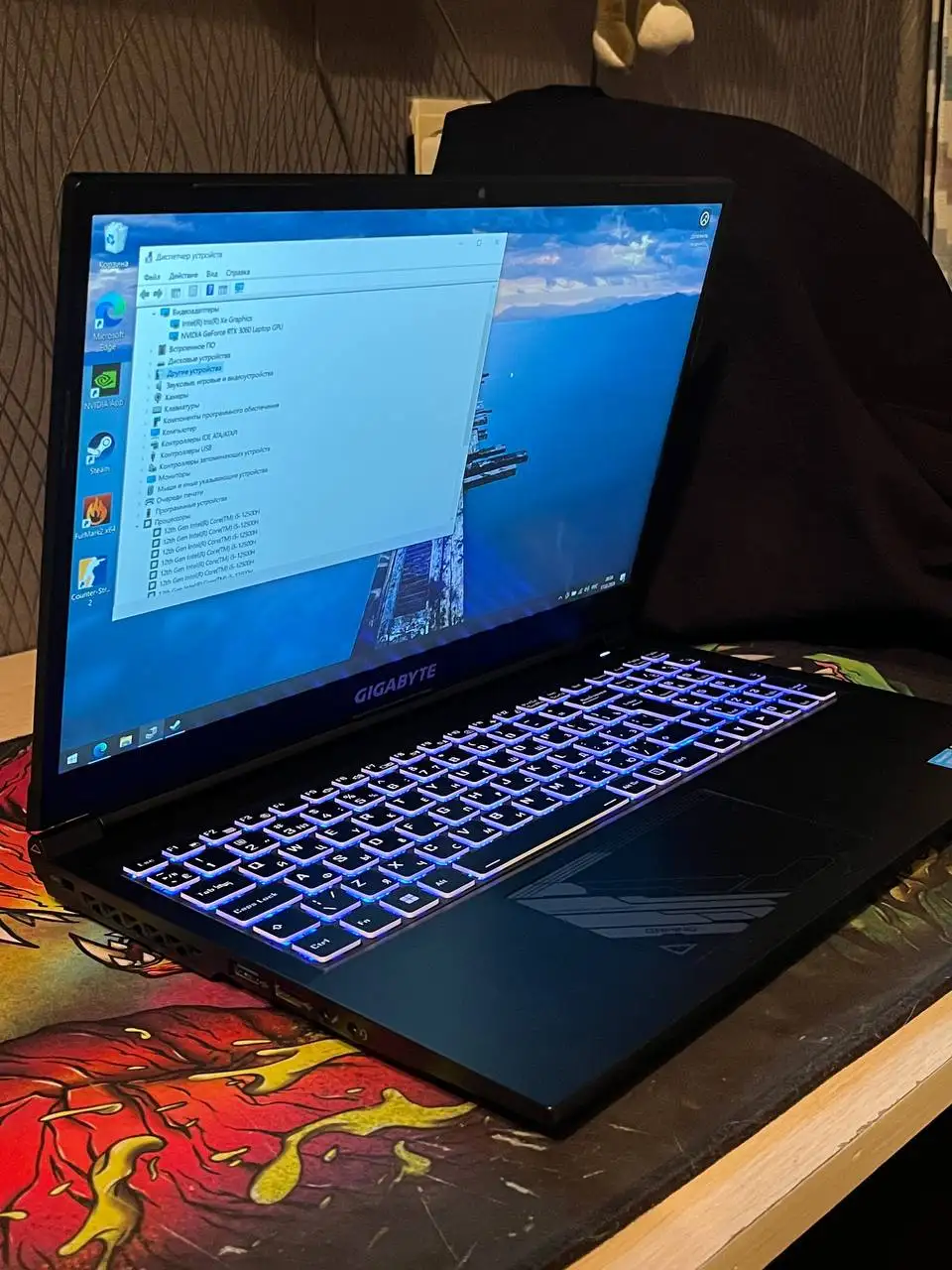 Игровой ноутбук GIGABYTE G5 I5 12500H GeForce RTX 3060 - Ноутбуки (Электроника) в Кемерово