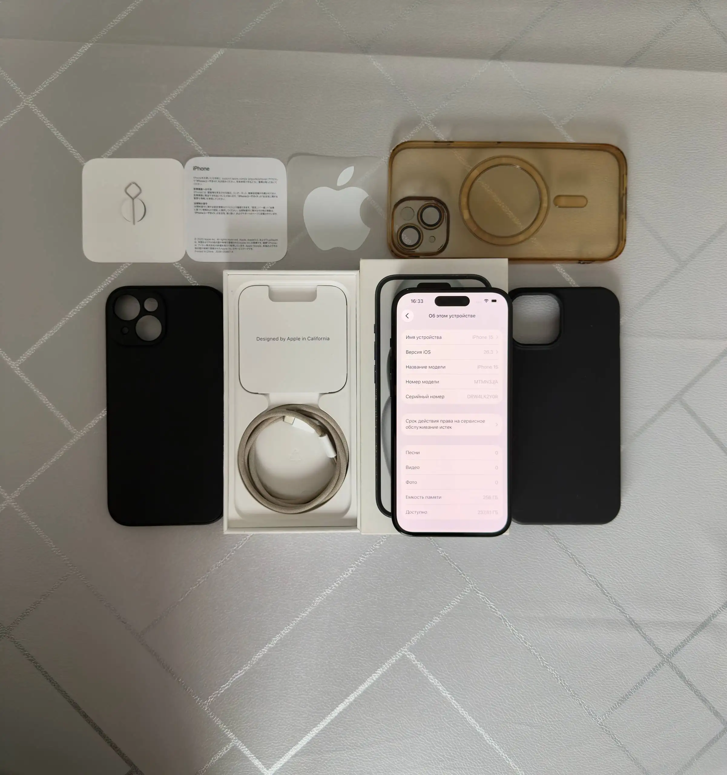 Продам iPhone 15 256 ГБ в отличном состоянии - Смартфоны (Электроника) в Кемерово