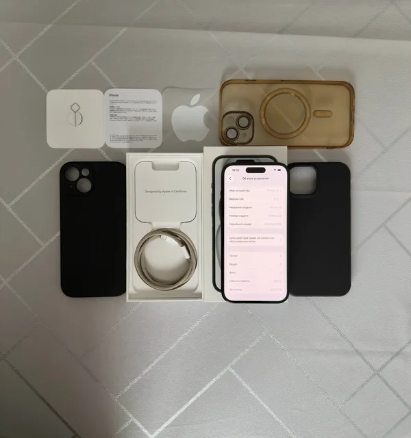 Продам iPhone 15 256 ГБ в отличном состоянии - Электроника в Кемерово