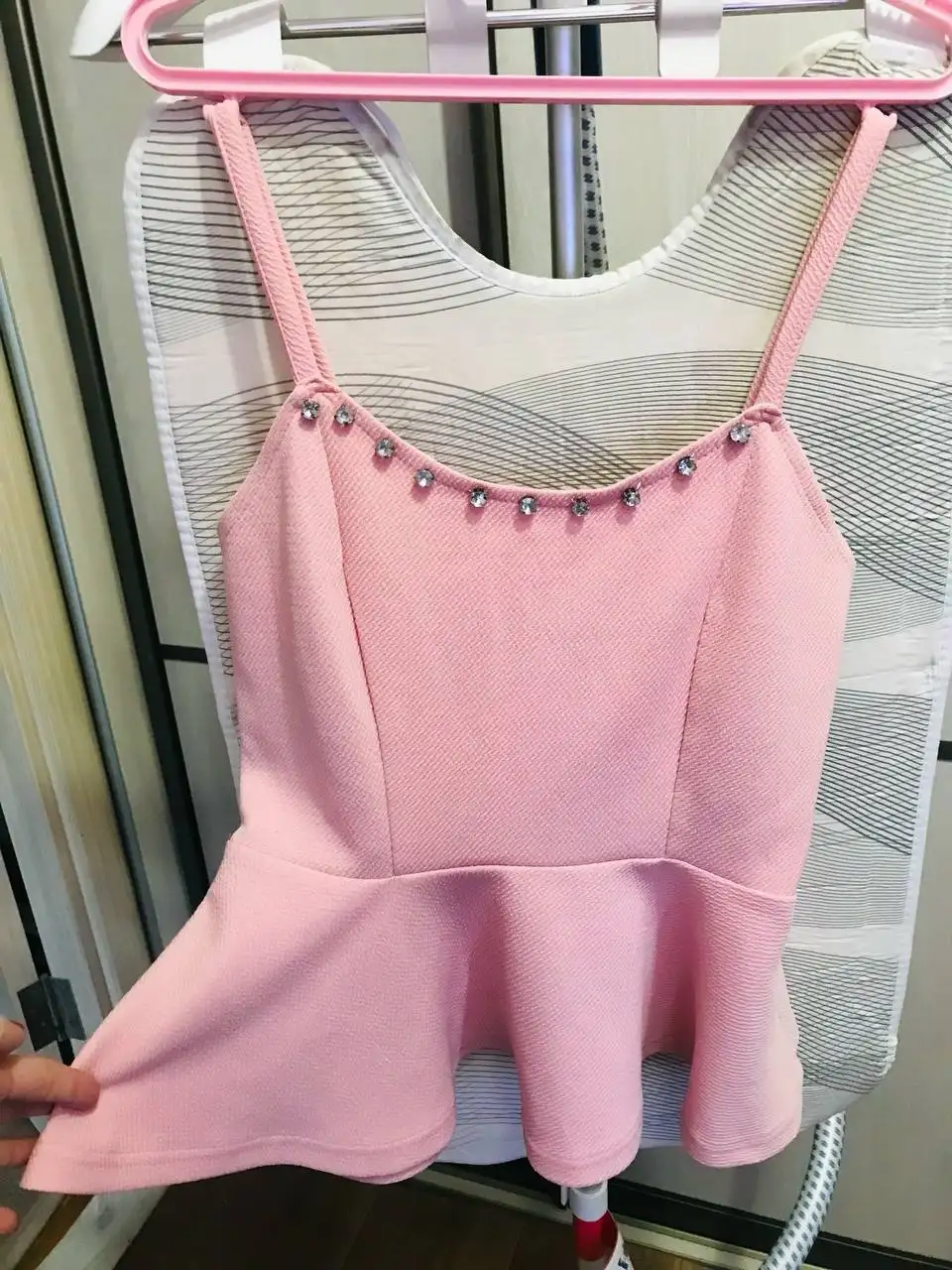 Топ маечка с баской на талии - Женская одежда (Одежда) в Кемерово