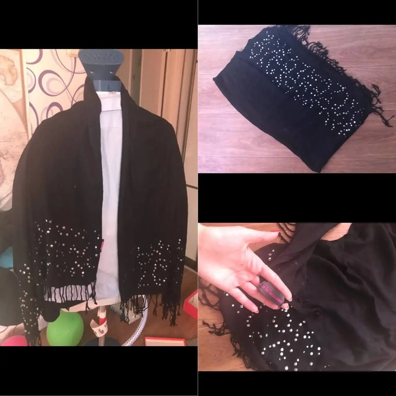 Палантин мармалато со стразами - Аксессуары (Одежда) в Кемерово