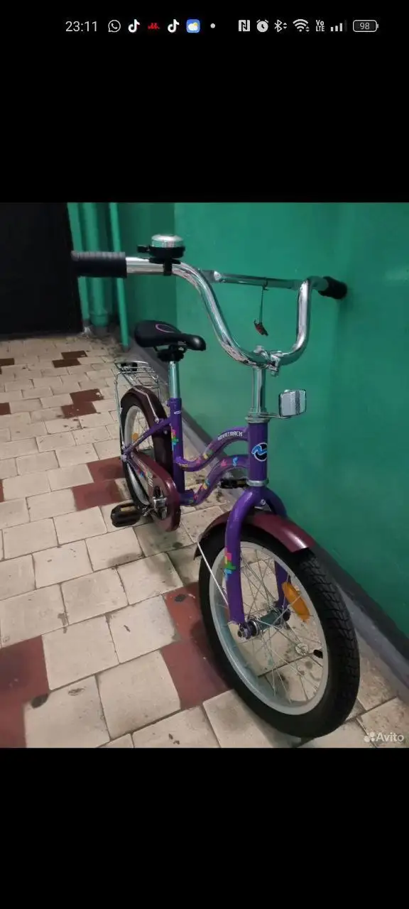 Детский велосипед Novatrack Tetris 16 б/у - Велосипеды (Товары для детей) в Кемерово