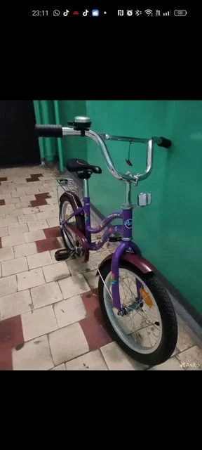 Детский велосипед Novatrack Tetris 16 б/у - Одежда детская в Кемерово