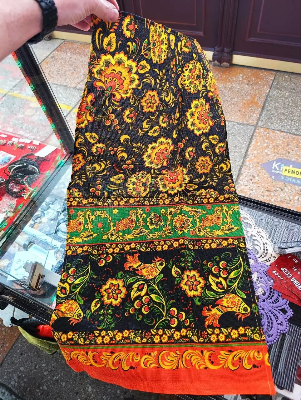 Набор текстиля СССР Хохлома - Текстиль (Барахолка) в Кемерово