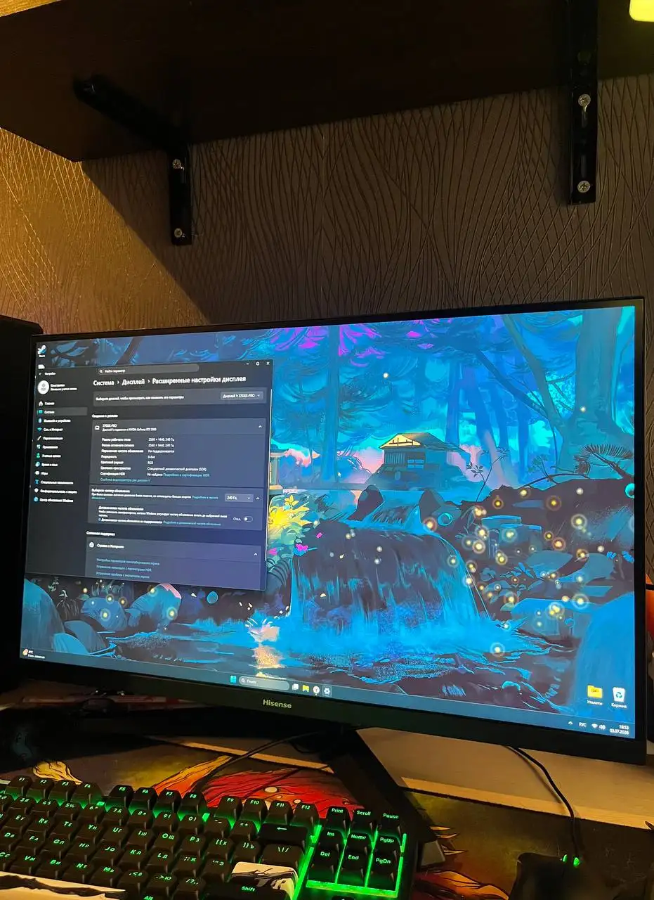 Продам монитор 27" 2K 240Hz - Мониторы (Электроника) в Кемерово