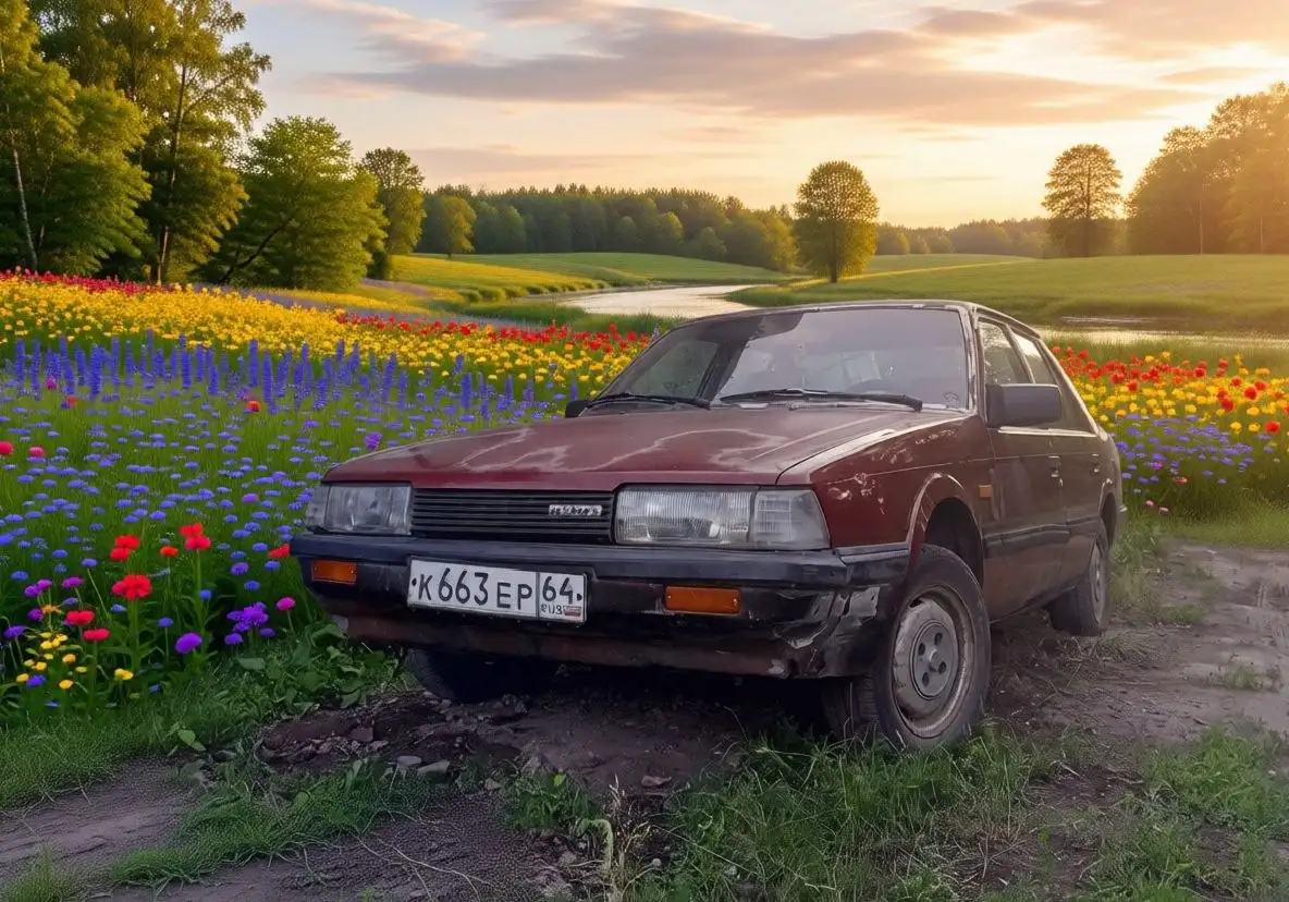 Мазда 626 1985 года на запчасти - Запчасти и автотовары (Авто) в Энгельс