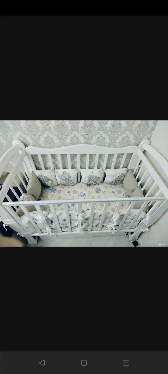 Продам детскую кроватку с матрасом