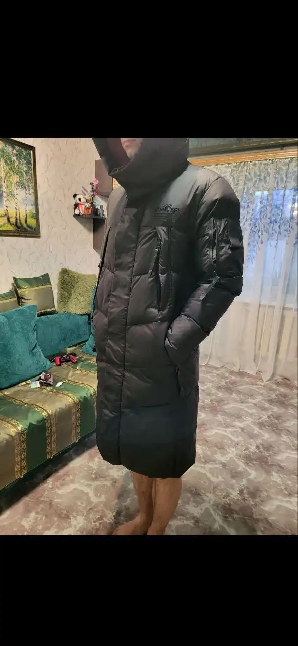 Продам зимний пуховик мужской