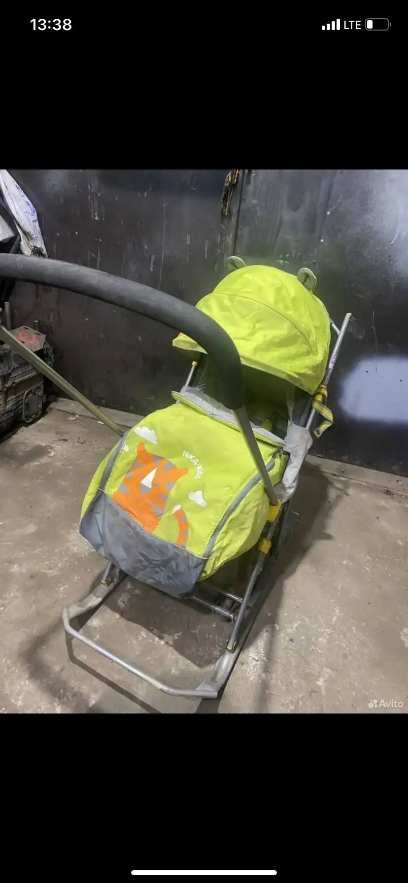 Продам санки коляска 3т