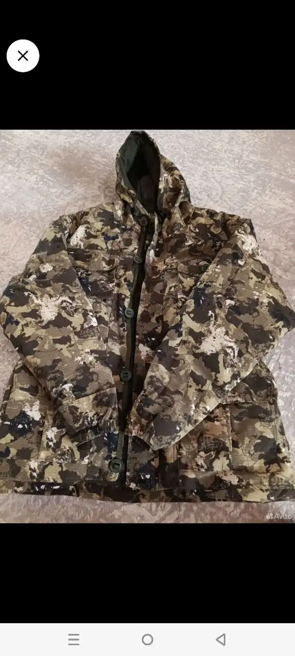 Новый мужской костюм теплый для рыбалки или охоты