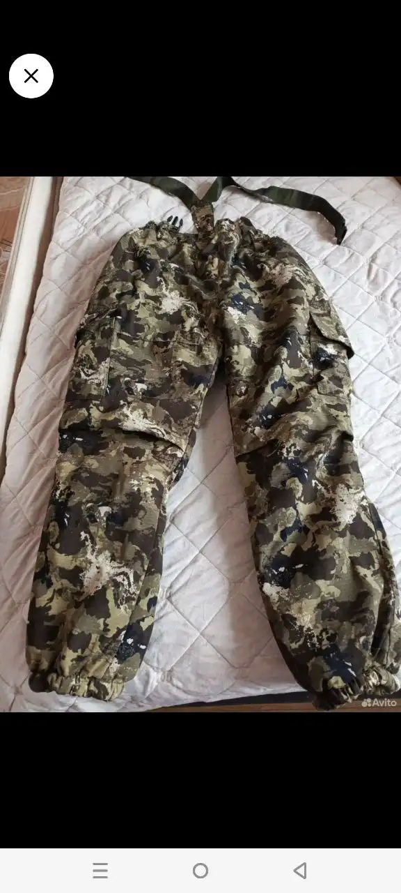 Новый мужской костюм теплый для рыбалки или охоты