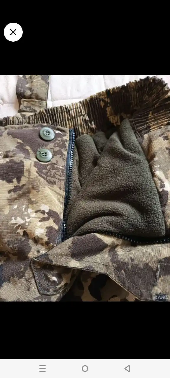 Новый мужской костюм теплый для рыбалки или охоты