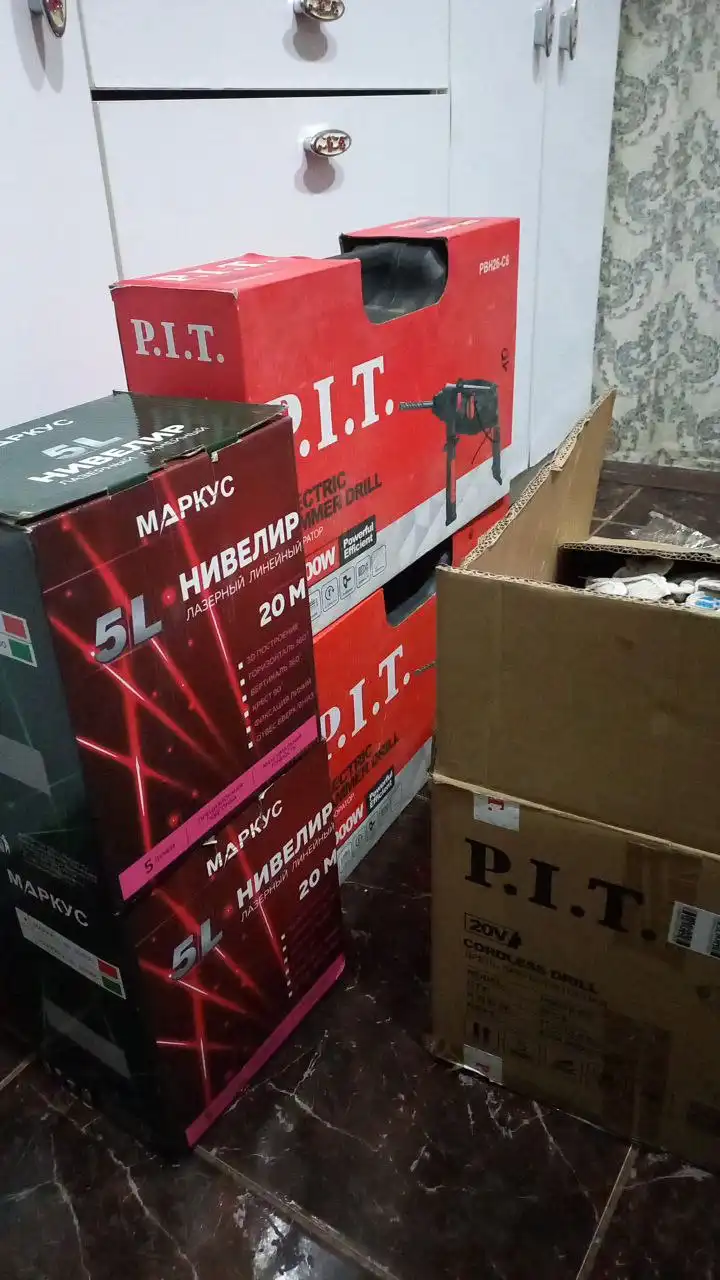 Продажа лазерных уровней, перфораторов, шуруповертов и инструментов
