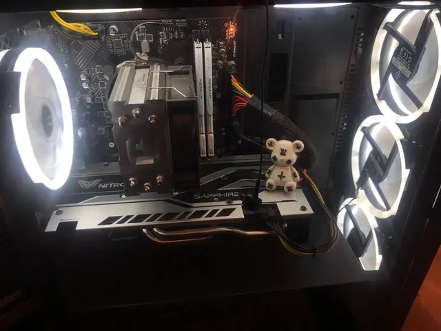 Готовый игровой компьютер с процессором Intel Core i3 10100F и видеокартой RX 570 - Электроника в Саратов