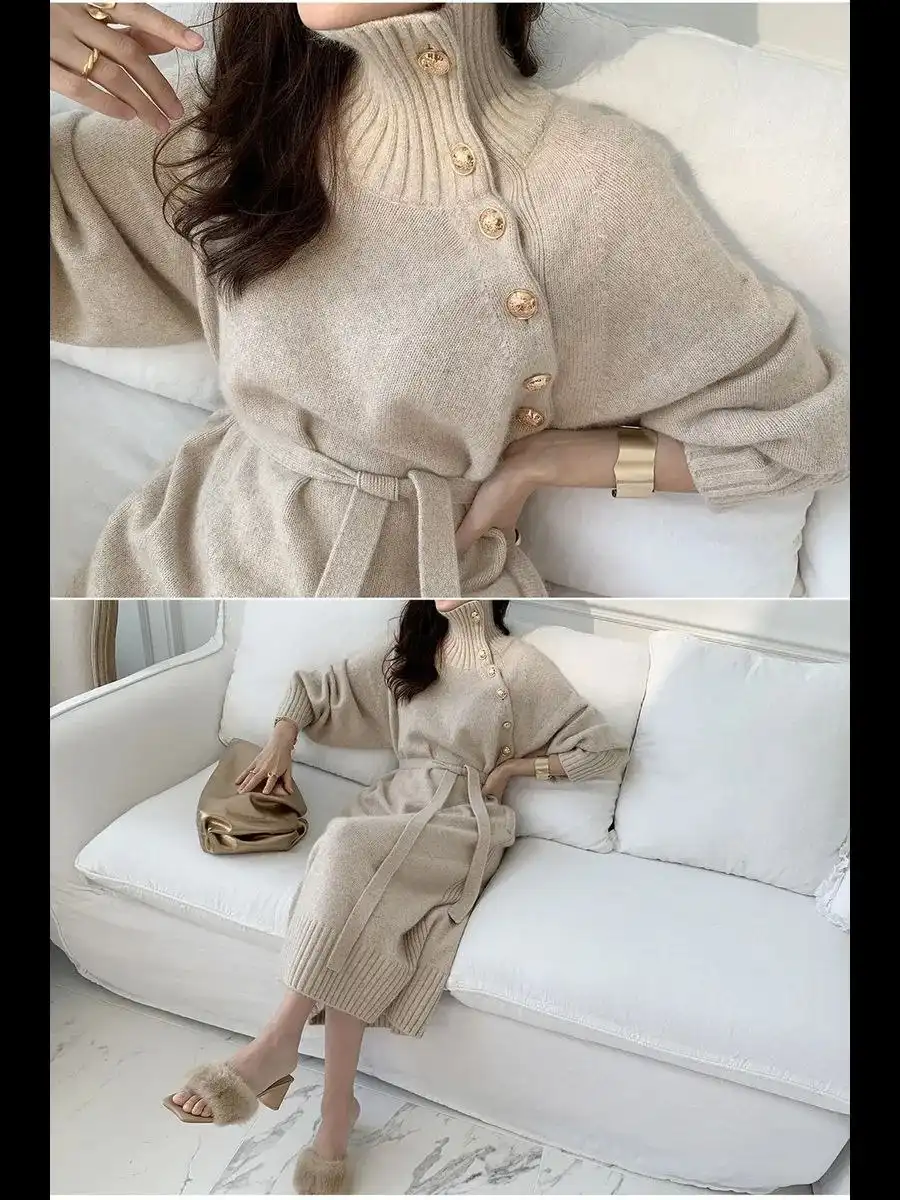 Вязаное платье новое - Платья (Одежда) в Саратов