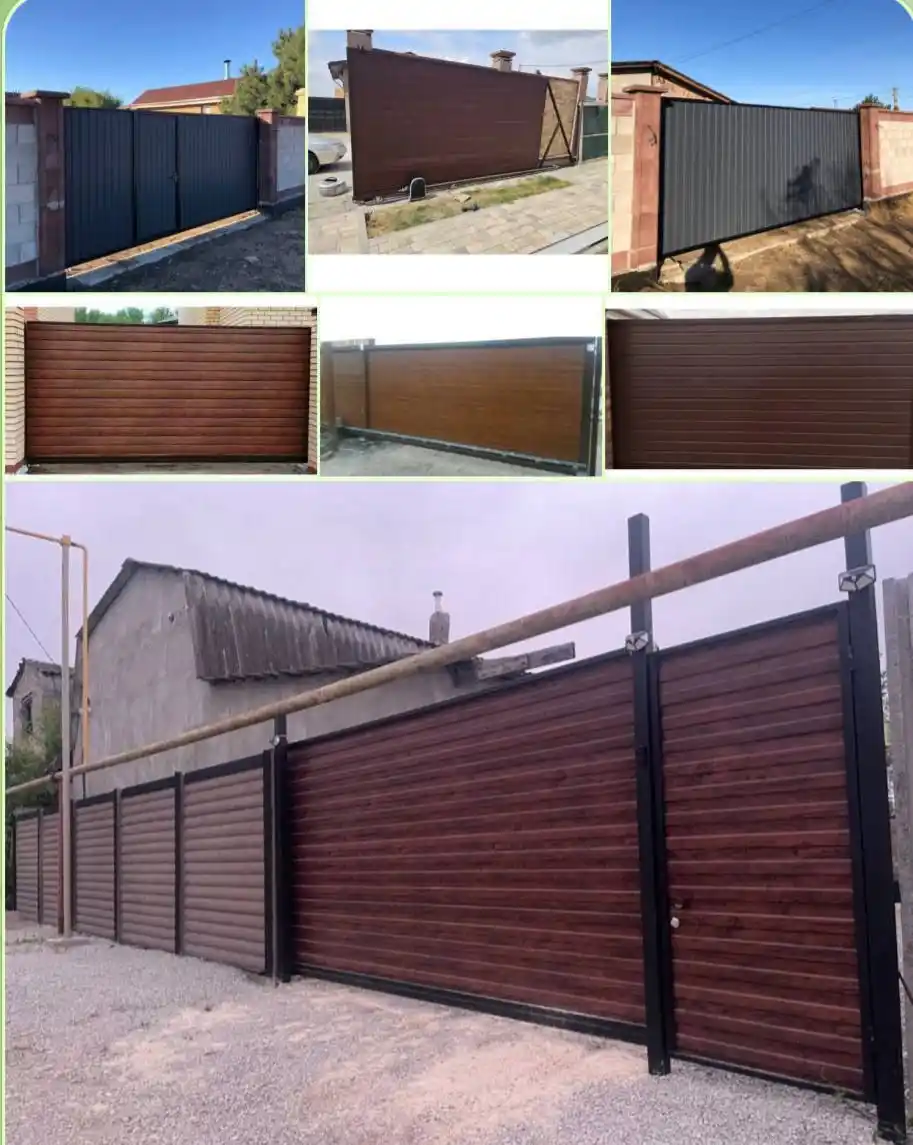 Элегантные откатные ворота и заборы - Услуги в Симферополь