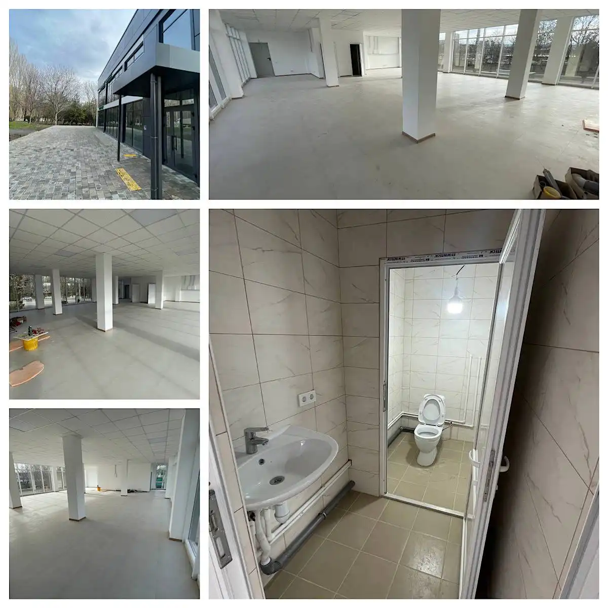 Сдача коммерческого помещения 200 кВ, первая линия