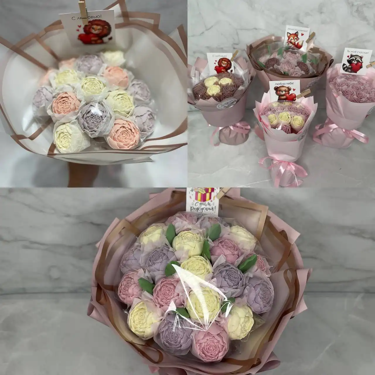 Шоколадные букеты ручной работы на 14 февраля - Сладости/Подарки (Барахолка) в Симферополь