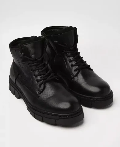 Продажа новых мужских зимних ботинок из натуральной кожи и меха - частное объявление в Симферополь