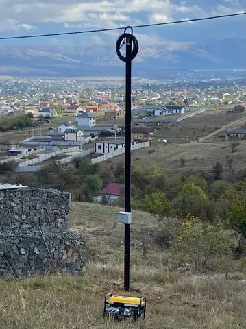 Установка трубостойки и монтаж контура заземления - Автошкола в Симферополь