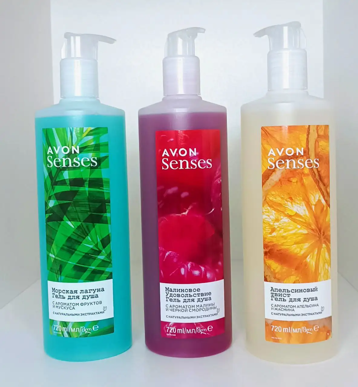 Гели для душа Avon Senses 720 мл - Косметика и парфюмерия (Барахолка) в Симферополь