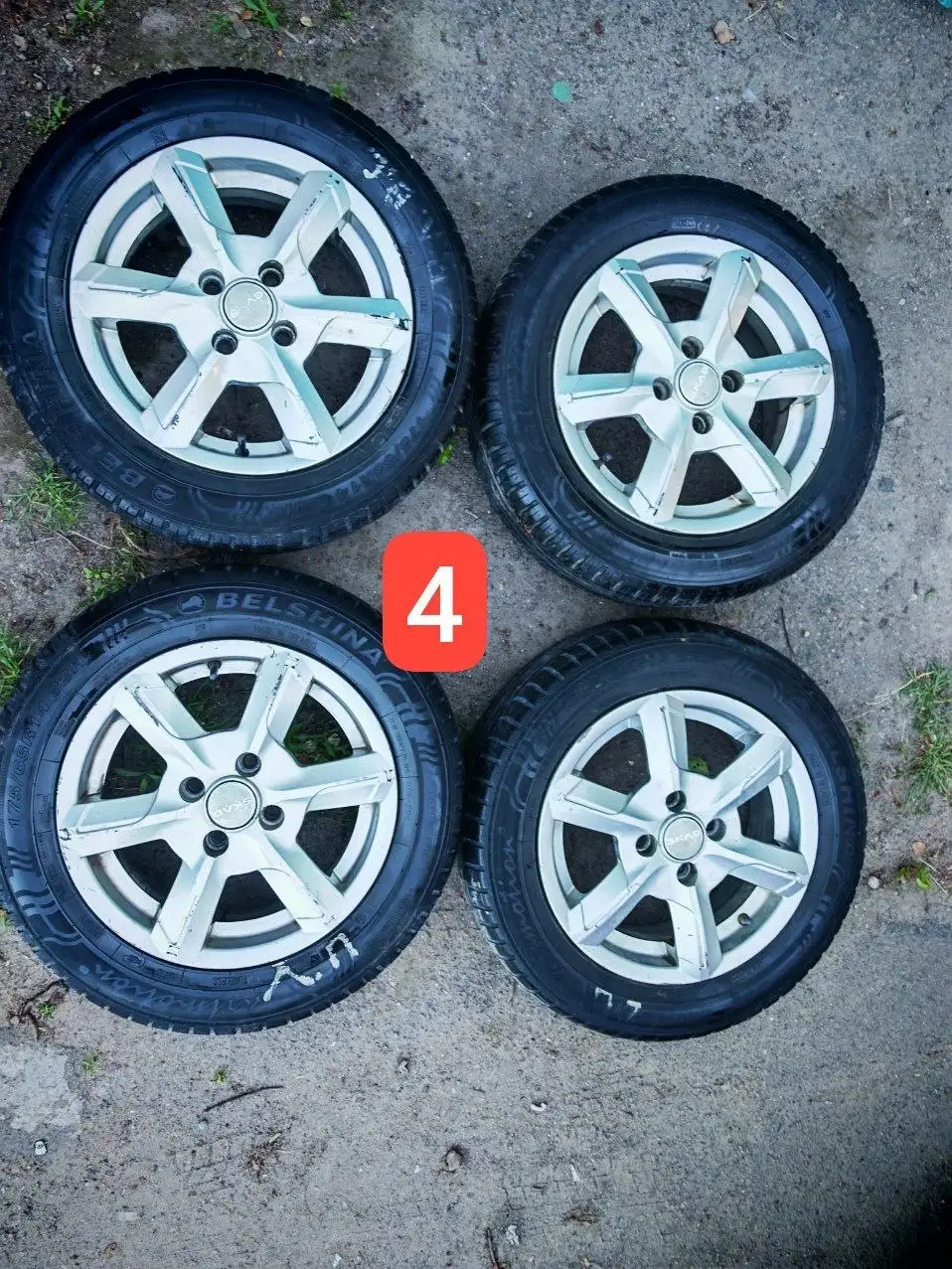 Продам колеса в сборе R13 и R14 - Шины и диски (Запчасти) в Мариуполь