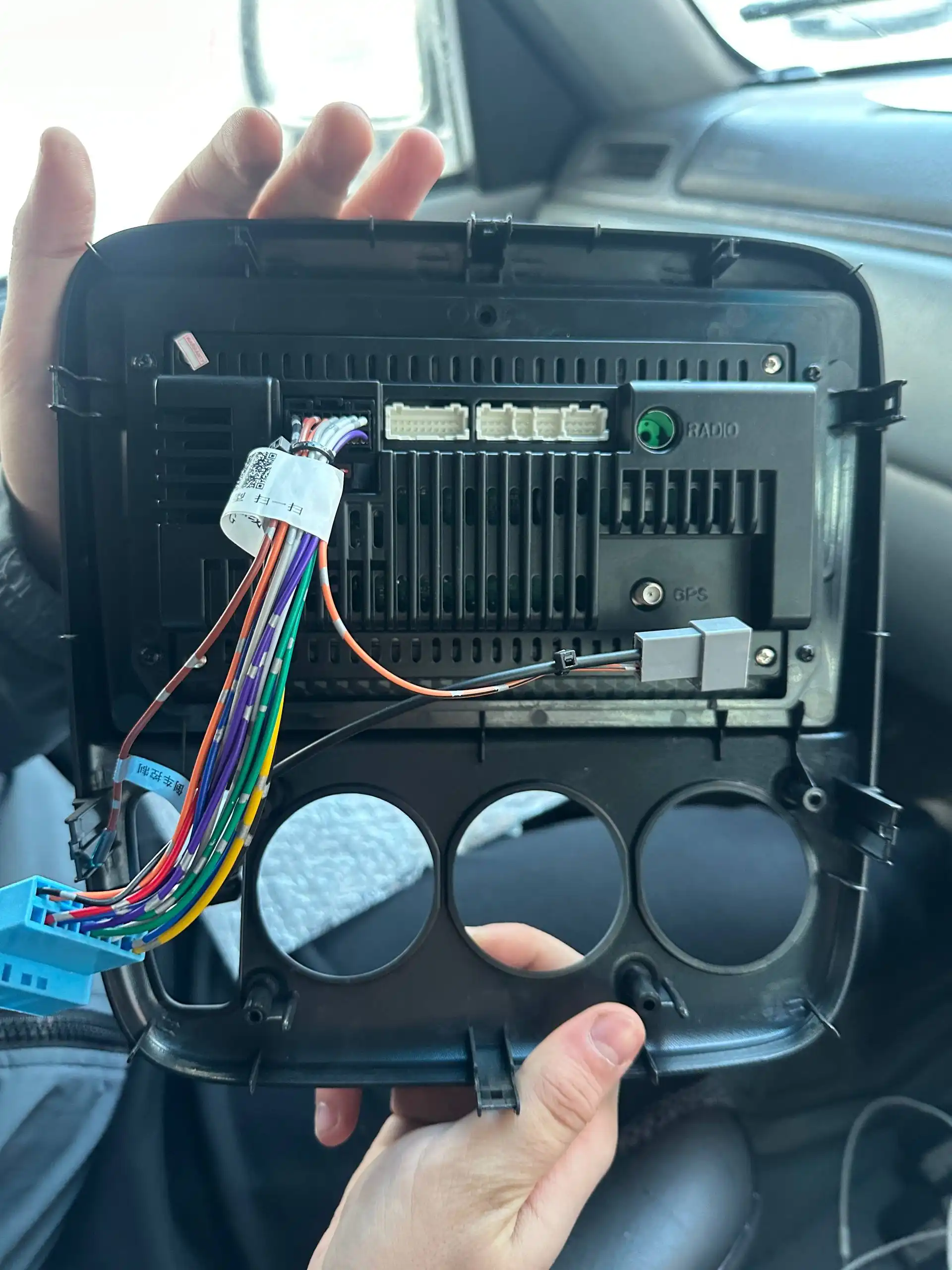 Продам магнитолу Андройд с комплектом для Honda CRV 1996-1999 - Автомагнитолы (Запчасти) в Красноярск