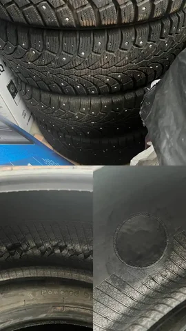 Зимние шипованные шины 185/60 R15 - Автомобильные аккумуляторы в Красноярск