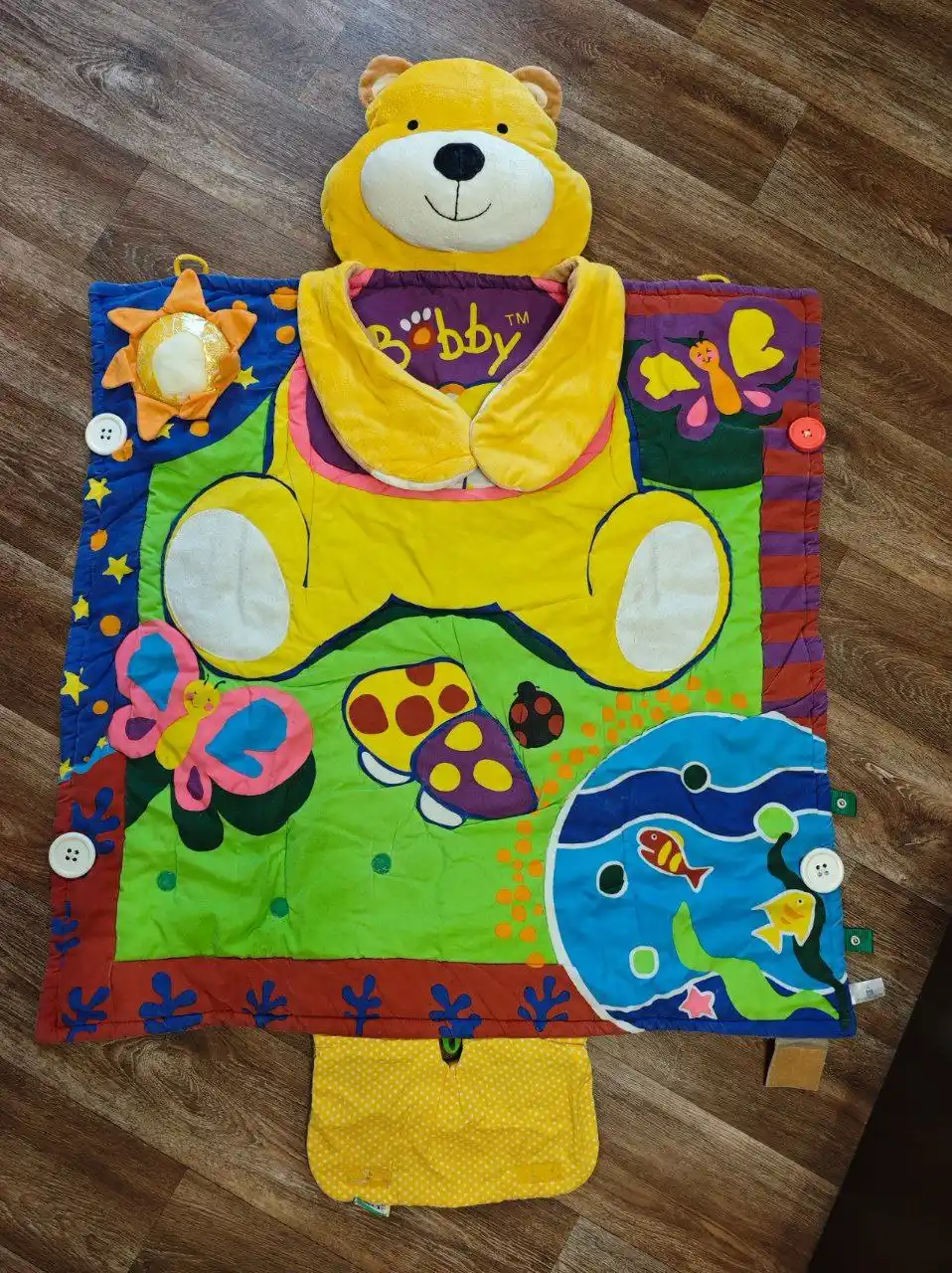 Развивающий коврик с дугами